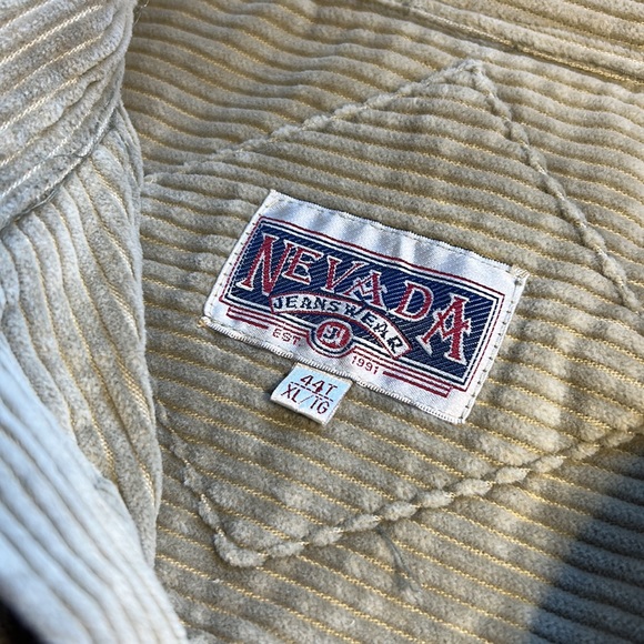 Vintage Nevada Corduroy Jacket XL Utitily Pockets Coat - Picture 2 of 5